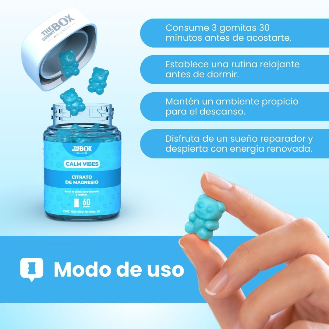 Gomitas The Gummy Box Calm Vibes l Envio Gratis !